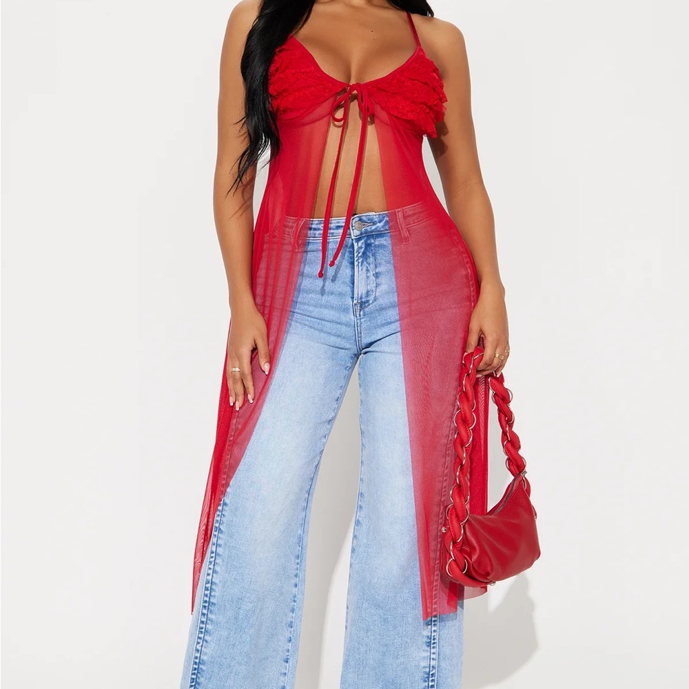 Red Crop Top NWT
